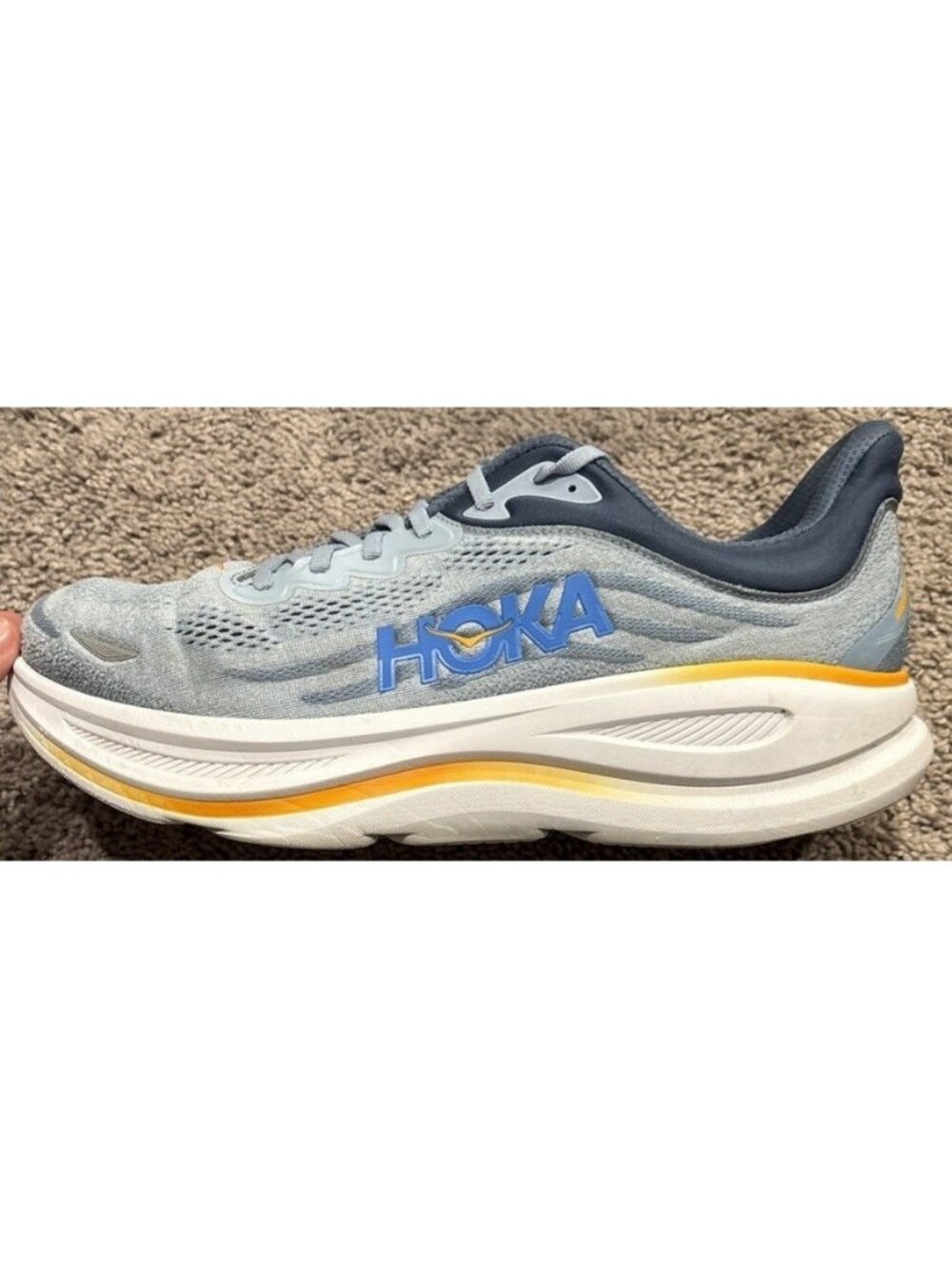 Hoka One One Bondi 9 Drizzle Downpour Men's Running Shoe Size 15 D